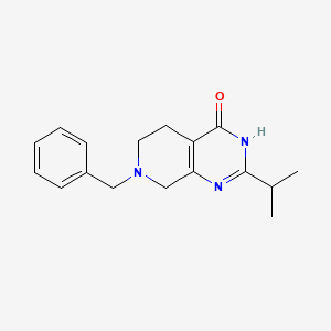 7-Benzyl-2-isopropyl-5,6,7,8-tetrahydropyrido[3,4-D]pyrimidin-4-OL - 