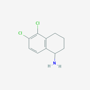 5,6-Dichloro-1,2,3,4-tetrahydronaphthalen-1-amine - 886762-72-7
