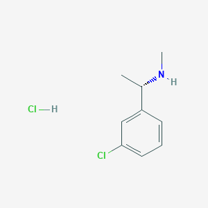 (S)-1-(3-Chlorophenyl)-N-methylethan-1-amine hcl - 