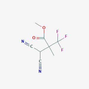 Methyl 2-(dicyanomethyl)-3,3,3-trifluoro-2-methylpropanoate - 