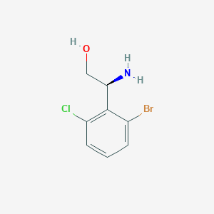 (S)-2-Amino-2-(2-bromo-6-chlorophenyl)ethan-1-OL - 