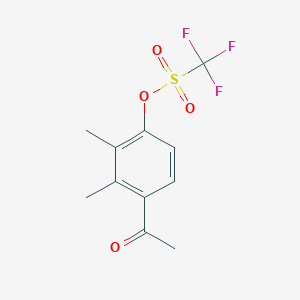 4-Acetyl-2,3-dimethylphenyl trifluoromethanesulfonate - 
