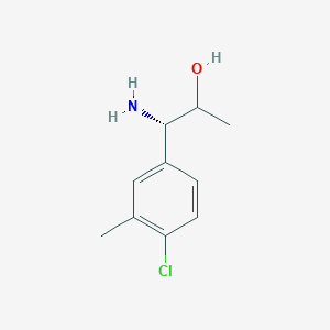 (1S)-1-Amino-1-(4-chloro-3-methylphenyl)propan-2-OL - 