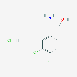 2-Amino-2-(3,4-dichlorophenyl)propan-1-OL hcl - 