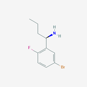 (R)-1-(5-Bromo-2-fluorophenyl)butan-1-amine - 