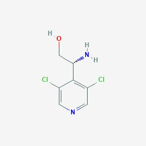 (2r)-2-Amino-2-(3,5-dichloro(4-pyridyl))ethan-1-ol - 