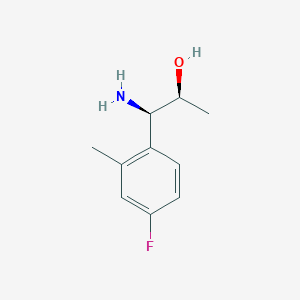 (1R,2S)-1-Amino-1-(4-fluoro-2-methylphenyl)propan-2-OL - 