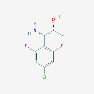 (1S,2R)-1-Amino-1-(4-chloro-2,6-difluorophenyl)propan-2-OL - 