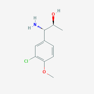 (1S,2S)-1-Amino-1-(3-chloro-4-methoxyphenyl)propan-2-OL - 
