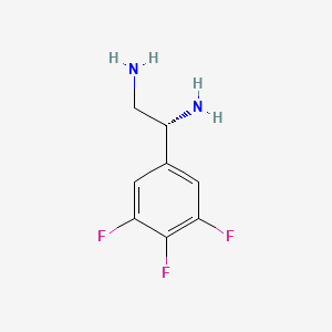 (1R)-1-(3,4,5-Trifluorophenyl)ethane-1,2-diamine - 