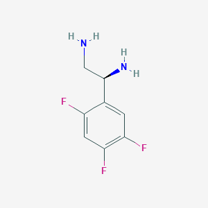 (1S)-1-(2,4,5-Trifluorophenyl)ethane-1,2-diamine - 