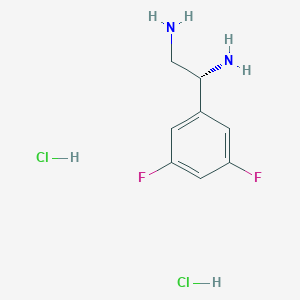 (1R)-1-(3,5-Difluorophenyl)ethane-1,2-diamine 2hcl - 