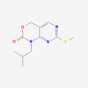 1-Isobutyl-7-(methylthio)-1,4-dihydro-2H-pyrimido[4,5-D][1,3]oxazin-2-one - 