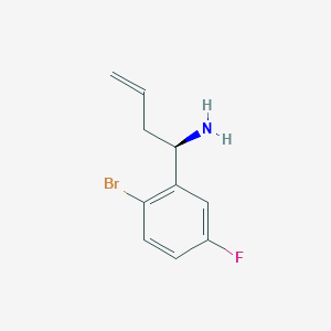 (R)-1-(2-Bromo-5-fluorophenyl)but-3-EN-1-amine - 