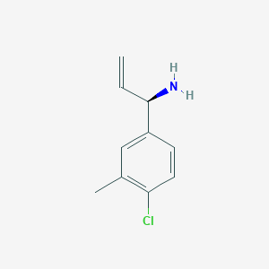 (1R)-1-(4-Chloro-3-methylphenyl)prop-2-enylamine - 