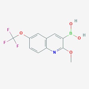 (2-Methoxy-6-(trifluoromethoxy)quinolin-3-YL)boronic acid - 