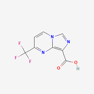 2-(Trifluoromethyl)imidazo[1,5-A]pyrimidine-8-carboxylic acid - 2102411-09-4