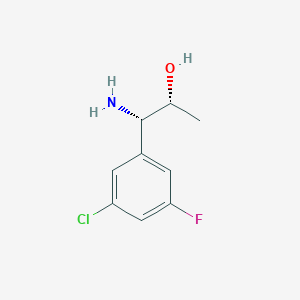 (1S,2R)-1-Amino-1-(5-chloro-3-fluorophenyl)propan-2-OL - 