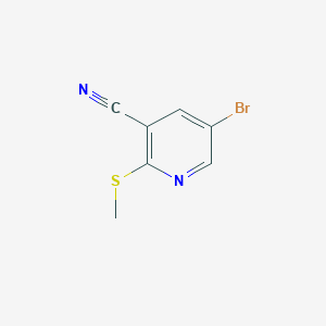 5-Bromo-2-(methylsulfanyl)pyridine-3-carbonitrile - 