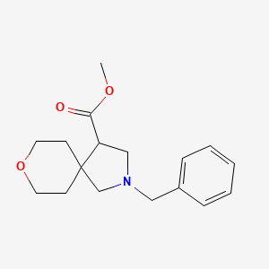 Methyl 2-benzyl-8-oxa-2-azaspiro[4.5]decane-4-carboxylate - 