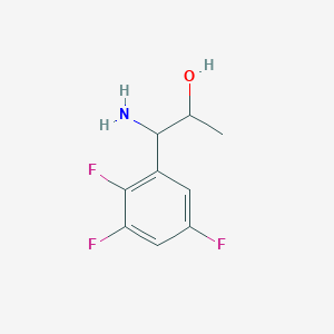 1-Amino-1-(2,3,5-trifluorophenyl)propan-2-OL - 