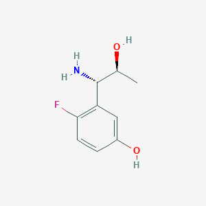 3-((1S,2S)-1-Amino-2-hydroxypropyl)-4-fluorophenol - 