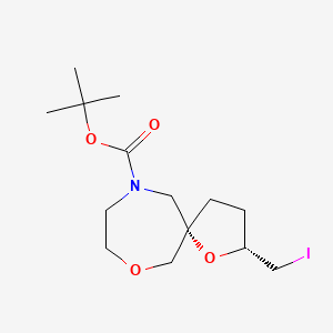Racemic-(2R,5R)-Tert-Butyl 2-(Iodomethyl)-1,7-Dioxa-10-Azaspiro[4.6]Undecane-10-Carboxylate - 