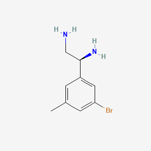 (1S)-1-(3-Bromo-5-methylphenyl)ethane-1,2-diamine - 