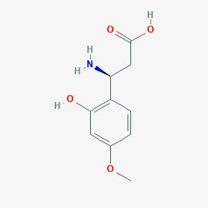 (3S)-3-Amino-3-(2-hydroxy-4-methoxyphenyl)propanoic acid - 