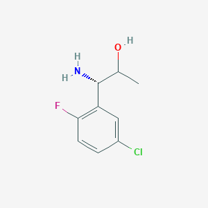 (1S)-1-Amino-1-(5-chloro-2-fluorophenyl)propan-2-OL - 