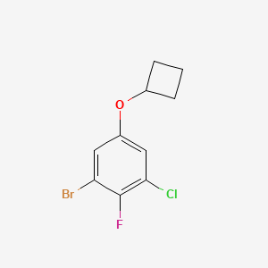 1-Bromo-3-chloro-5-cyclobutoxy-2-fluorobenzene - 