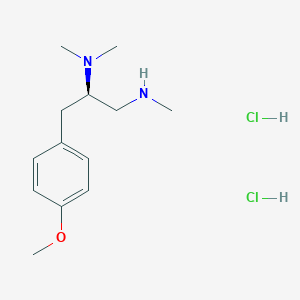 (R)-3-(4-Methoxyphenyl)-N1,N2,N2-trimethylpropane-1,2-diamine 2hcl - 
