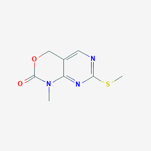 1-Methyl-7-(methylthio)-1,4-dihydro-2H-pyrimido[4,5-D][1,3]oxazin-2-one - 