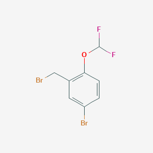 4-Bromo-2-(bromomethyl)-1-(difluoromethoxy)benzene - 1094273-07-0