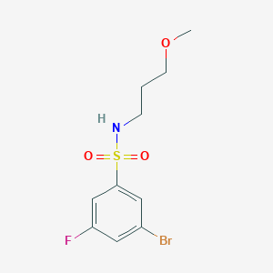 3-Bromo-5-fluoro-N-(3-methoxypropyl)benzenesulfonamide - 