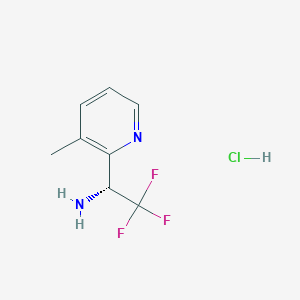 (1R)-2,2,2-Trifluoro-1-(3-methyl(2-pyridyl))ethylamine hcl - 