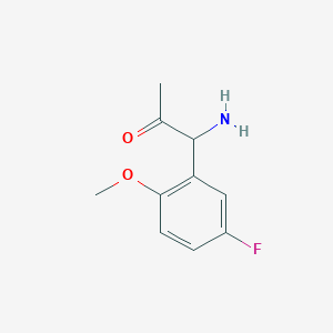 1-Amino-1-(5-fluoro-2-methoxyphenyl)acetone - 