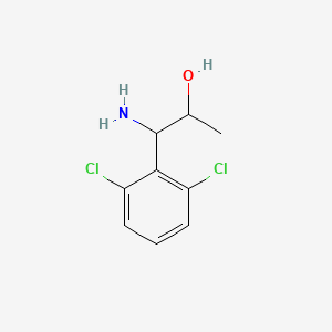 1-Amino-1-(2,6-dichlorophenyl)propan-2-OL - 