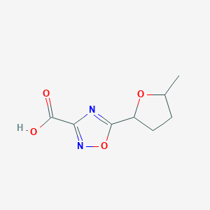 5-(5-Methyloxolan-2-yl)-1,2,4-oxadiazole-3-carboxylic acid - 