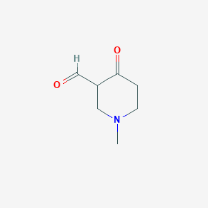 1-Methyl-4-oxopiperidine-3-carbaldehyde - 