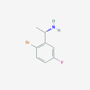 (S)-1-(2-Bromo-5-fluorophenyl)ethan-1-amine - 