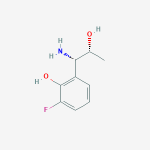 2-((1S,2R)-1-Amino-2-hydroxypropyl)-6-fluorophenol - 