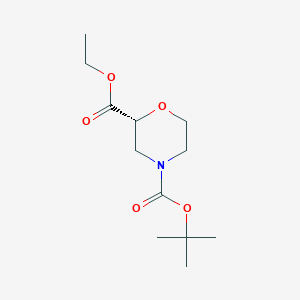 (R)-Tert-butyl ethyl morpholine-2,4-dicarboxylate - 