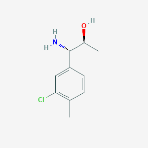 (1S,2S)-1-Amino-1-(3-chloro-4-methylphenyl)propan-2-OL - 