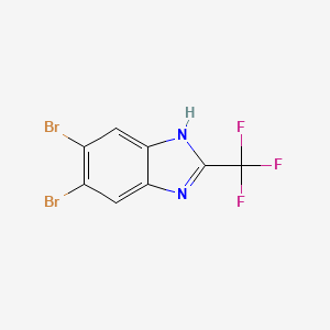 5,6-Dibromo-2-(trifluoromethyl)-1H-benzimidazole - 6587-21-9