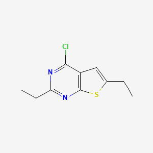 4-Chloro-2,6-diethylthieno[2,3-d]pyrimidine - 