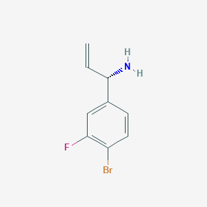 (1S)-1-(4-Bromo-3-fluorophenyl)prop-2-enylamine - 