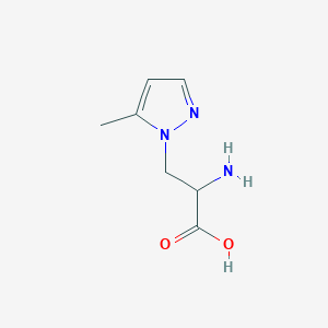 2-amino-3-(5-methyl-1H-pyrazol-1-yl)propanoic acid - 