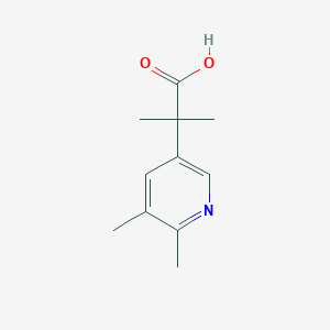 2-(5,6-Dimethylpyridin-3-yl)-2-methylpropanoic acid - 