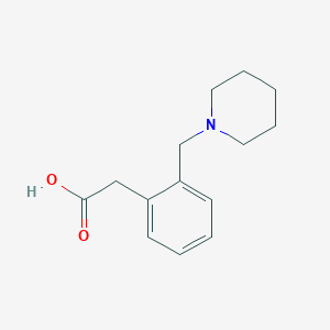 2-(2-(Piperidin-1-ylmethyl)phenyl)acetic acid - 